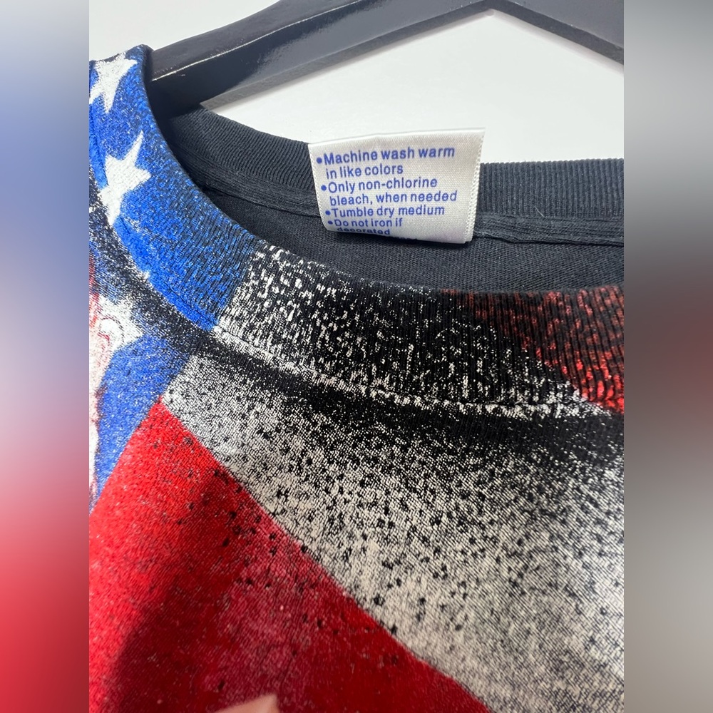 Vintage 90s Ted Nugent Concert T Shirt XL Single Stitch All Sport USA Americana - Picture 6 of 13